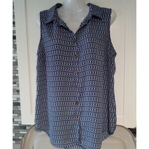 Zac & Rachel Print Button up blouse